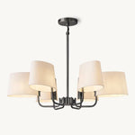 Martineau Conical Linen Round Chandelier 36"