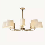 Martineau Conical Linen Round Chandelier 48"