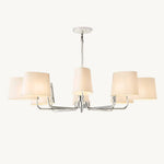 Martineau Conical Linen Round Chandelier 48"