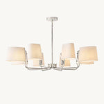 Martineau Conical Linen Round Chandelier 48"