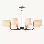 Martineau Conical Linen Round Chandelier 48"