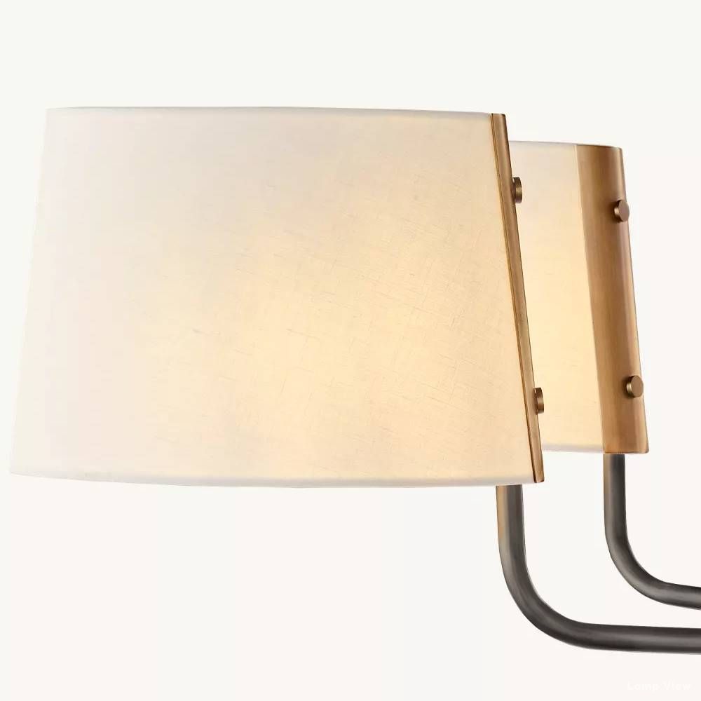 Martineau Conical Linen Round Chandelier 48"