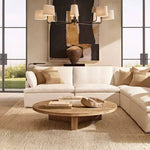 Martineau Conical Linen Round Chandelier 48"