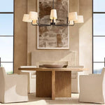 Martineau Conical Linen Round Chandelier 48"