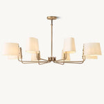 Martineau Conical Linen Round Chandelier 60"