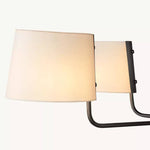 Martineau Conical Linen Linear Chandelier 54"
