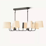 Martineau Conical Linen Linear Chandelier 54"