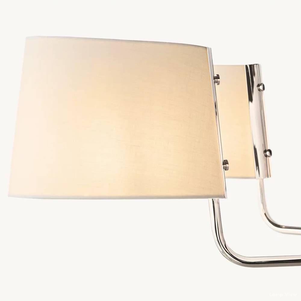 Martineau Conical Linen Linear Chandelier 54"