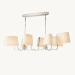 Martineau Conical Linen Linear Chandelier 54"