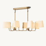 Martineau Conical Linen Linear Chandelier 54"