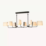 Martineau Conical Linen Linear Chandelier 72"