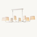 Martineau Conical Linen Linear Chandelier 72"