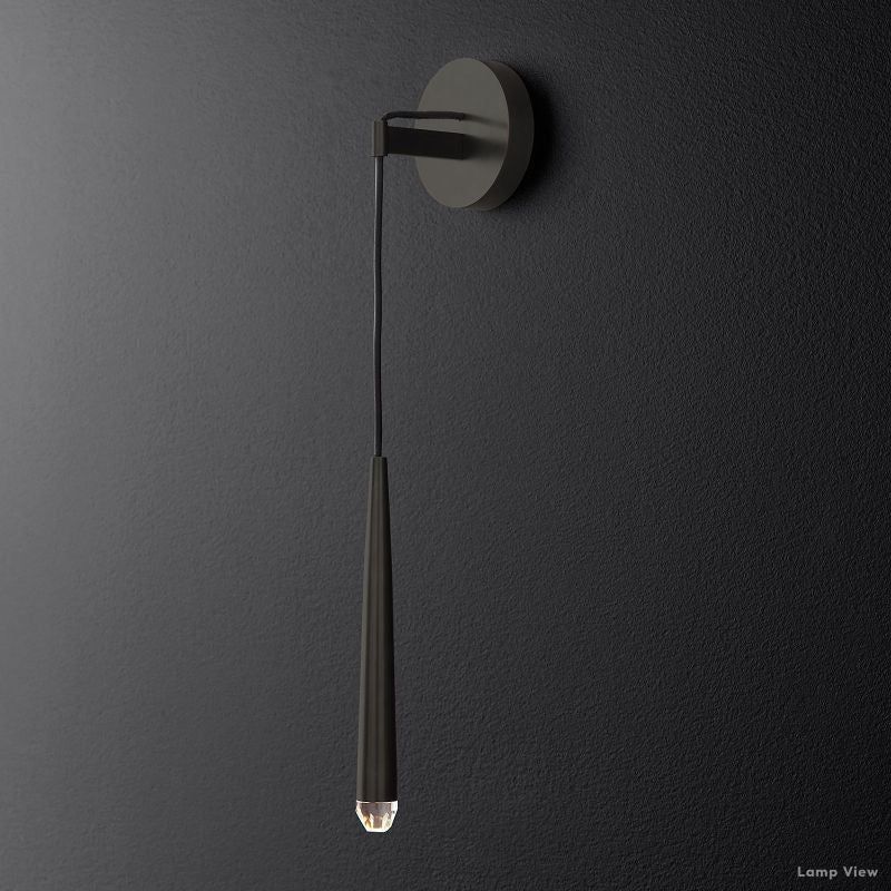 Aquitaine Conical Brass Wall Sconce