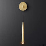 Aquitaine Conical Brass Wall Sconce