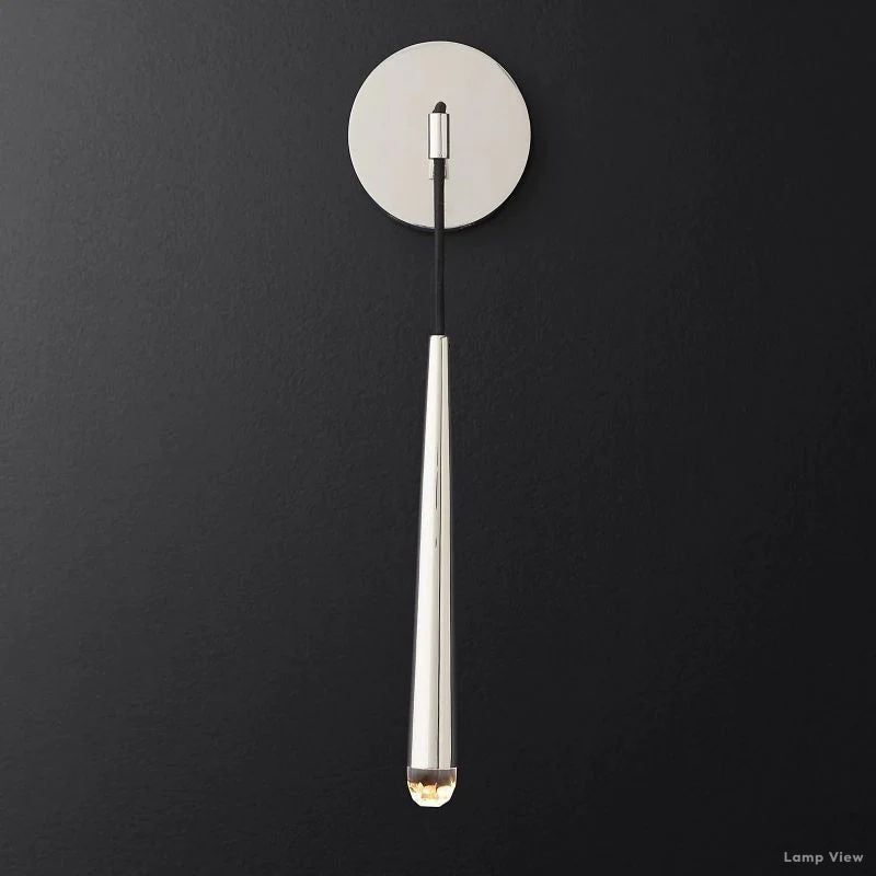 Aquitaine Conical Brass Wall Sconce