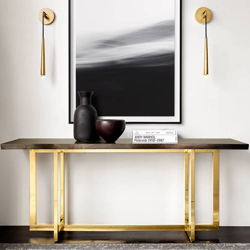 Aquitaine Conical Brass Wall Sconce