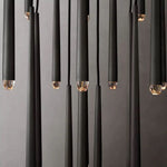 Aquitaine Conical Brass Round Chandelier 48"