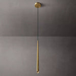 Aquitaine Conical Brass Pendant Light