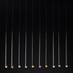 Aquitaine Conical Brass Linear Chandelier 48"