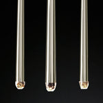 Aquitaine Conical Brass Linear Chandelier 48"