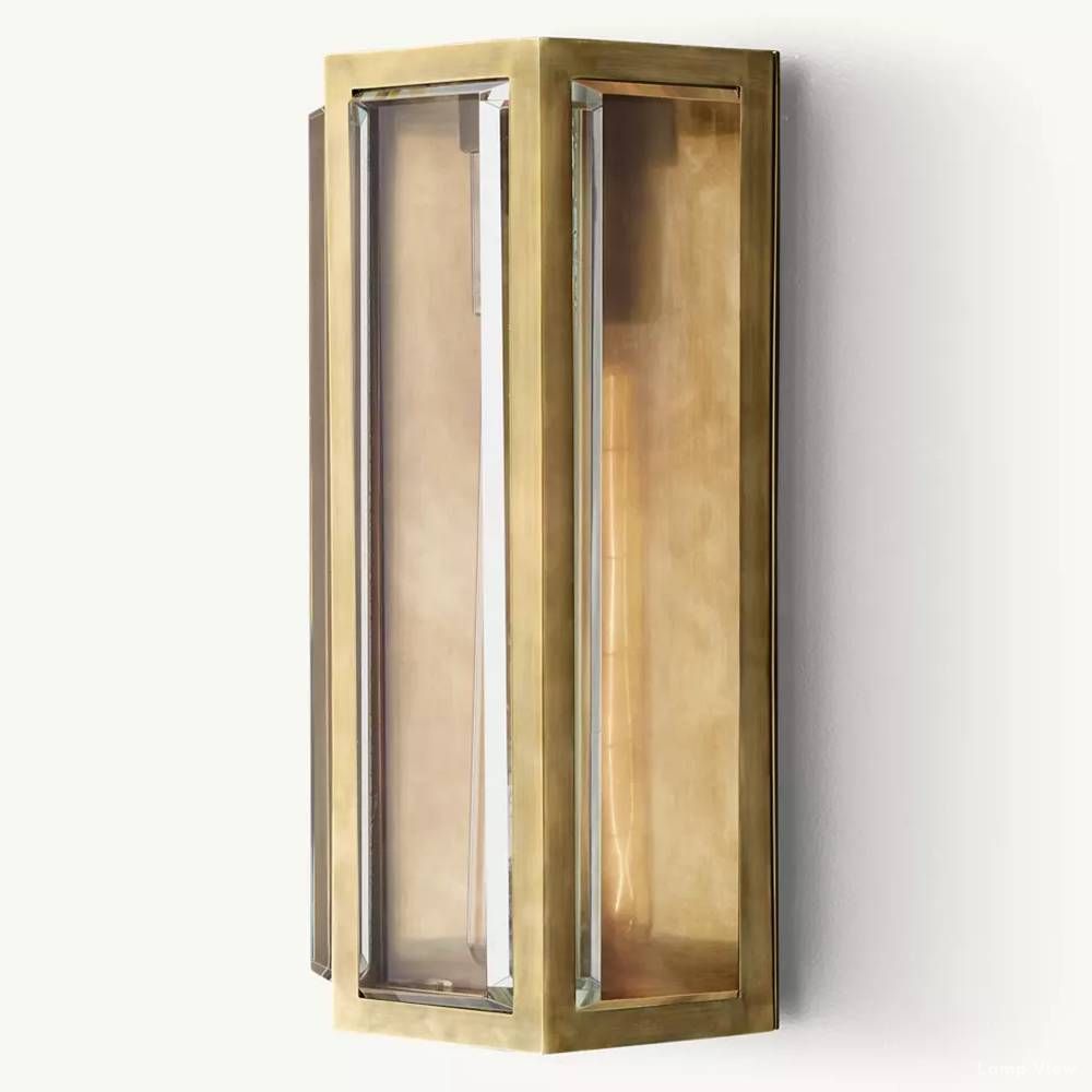 Chevalier Bordered Crystal Wall Sconce