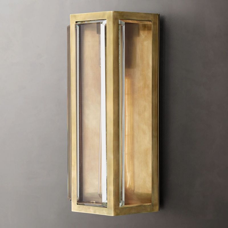 Chevalier Bordered Crystal Wall Sconce