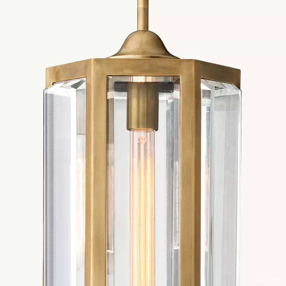 Chevalier Bordered Crystal Pendant Light