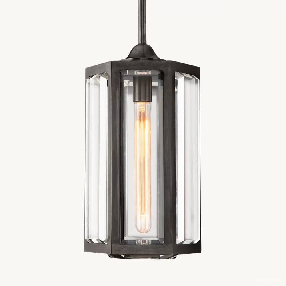 Chevalier Bordered Crystal Pendant Light