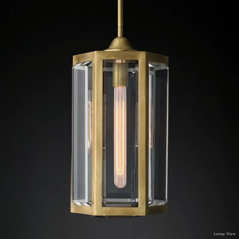 Chevalier Bordered Crystal Pendant Light