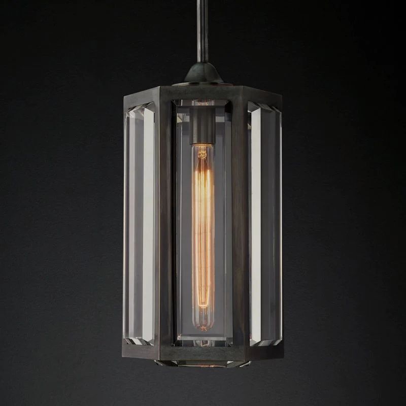 Chevalier Bordered Crystal Pendant Light