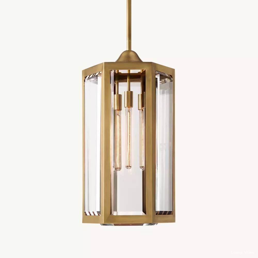 Chevalier Bordered Crystal Grand Pendant Light