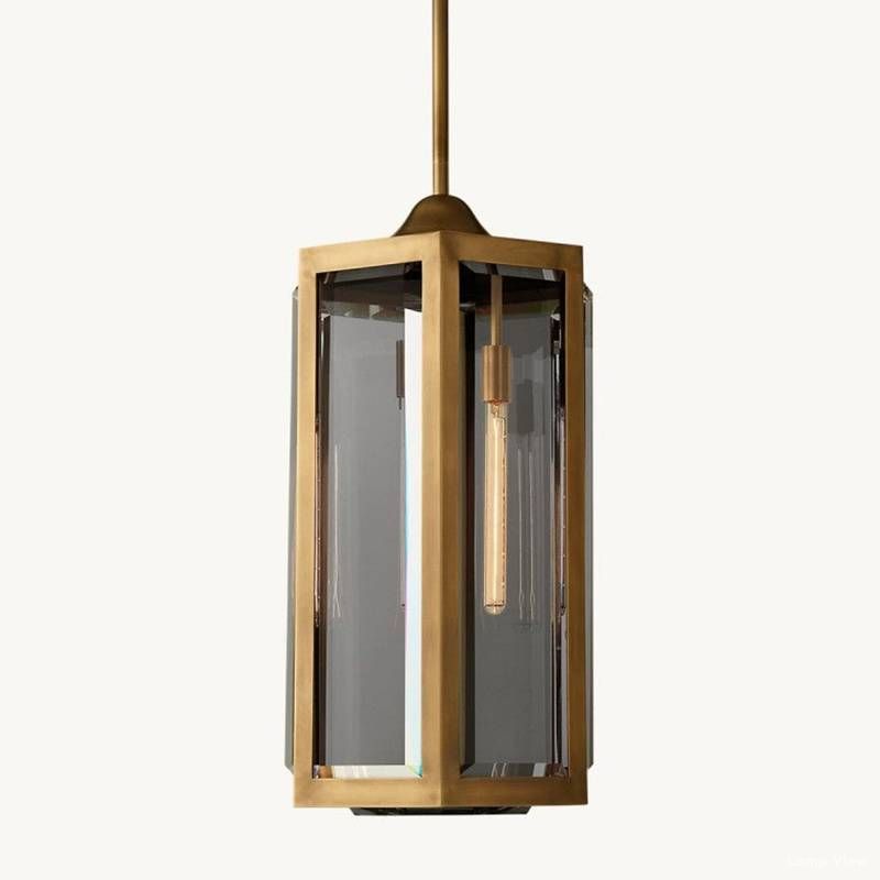 Chevalier Bordered Crystal Grand Pendant Light