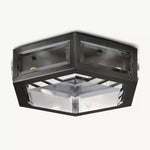 Chevalier Bordered Crystal Flush Mount