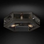 Chevalier Bordered Crystal Flush Mount