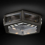 Chevalier Bordered Crystal Flush Mount