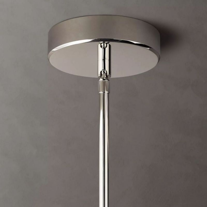 Eclatant Inset Crystal Round Chandelier 36"