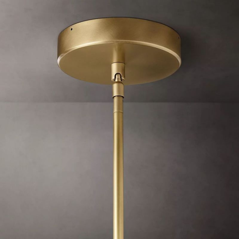 Eclatant Inset Crystal Round Chandelier 60"