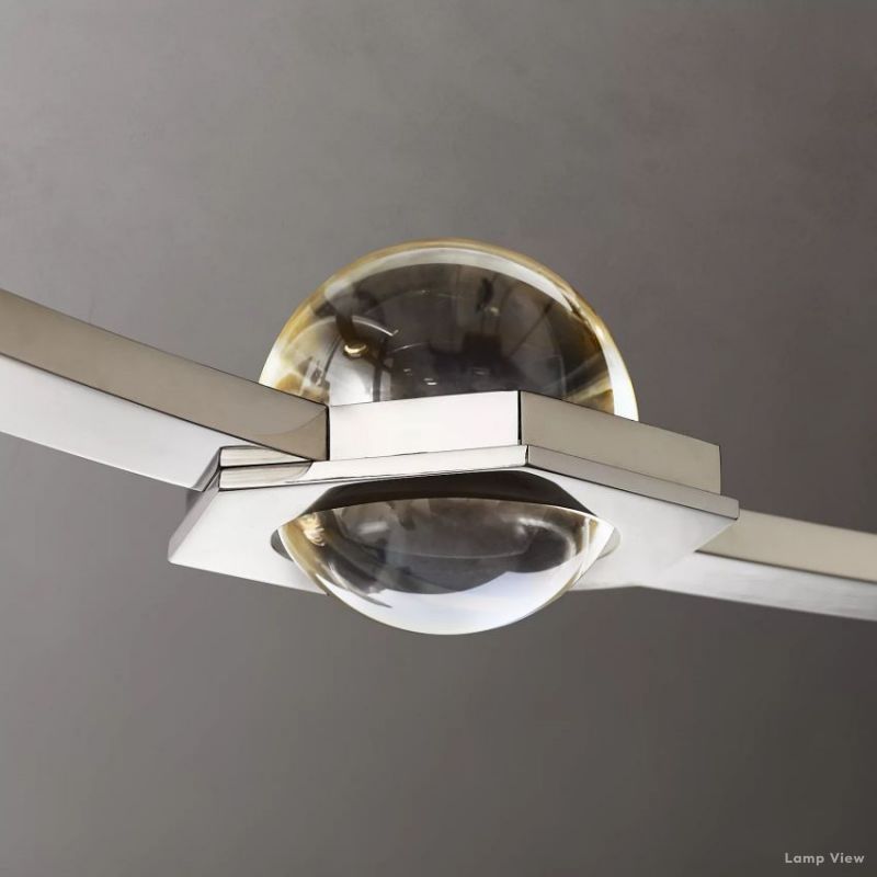 Eclatant Inset Crystal Round Chandelier 48"