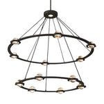Eclatant Two-Tier Round Chandelier 48"