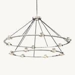 Eclatant Two-Tier Round Chandelier 60"