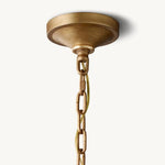 Hartwell Lantern Frame Two-Tier Round Chandelier 50"