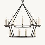 Carrick Two-Tier Round Chandelier 50"