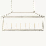 Hartwell Lantern Frame Rectangular Chandelier 54"
