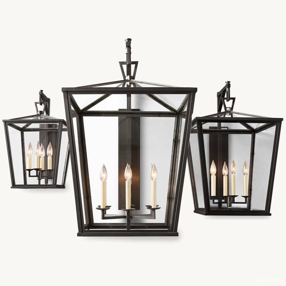 Hartwell Lantern Frame Wall Sconce