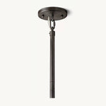 Cielo Ridged Glass Three-Tier Round Chandelier 48"