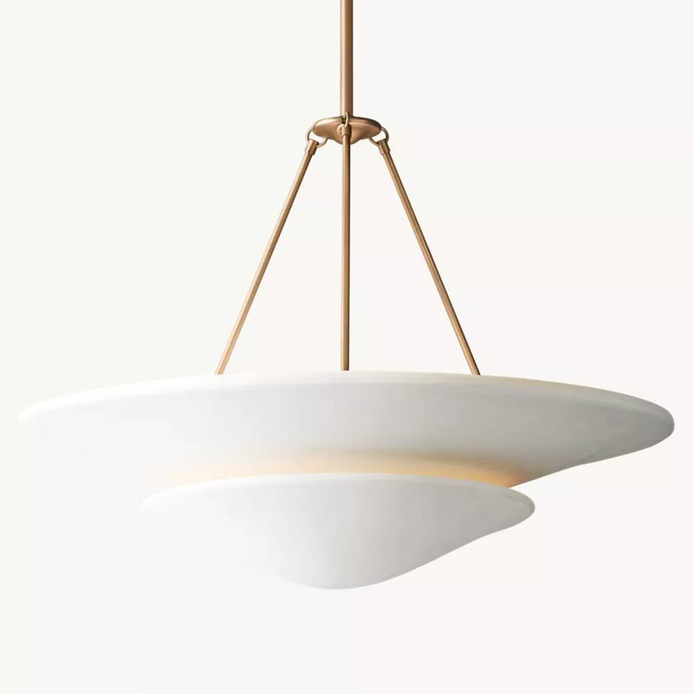 Fiori Layered Plaster Pendant Light