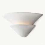 Fiori Layered Plaster Wall Sconce