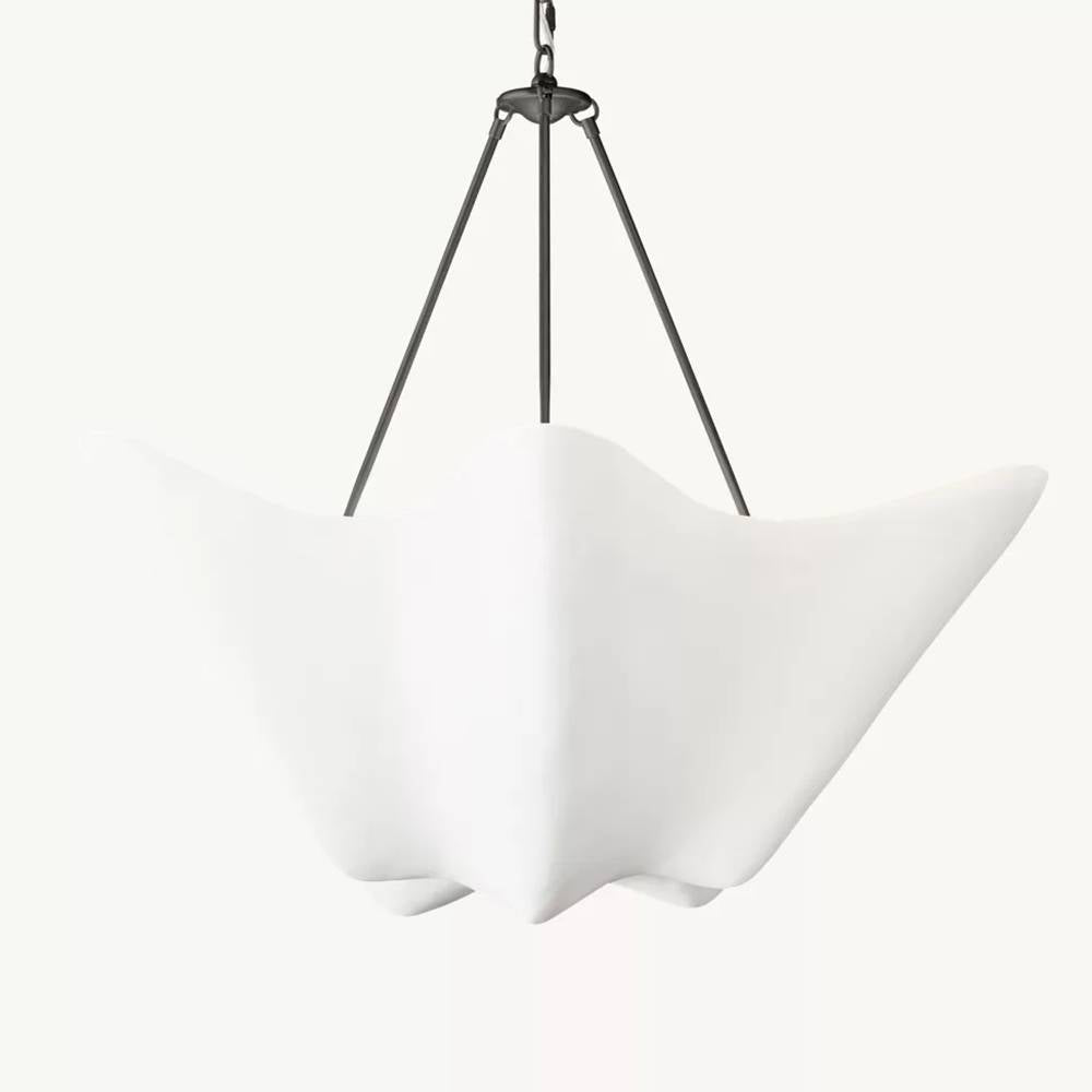 Arceneaux Contoured Plaster Pendant Light