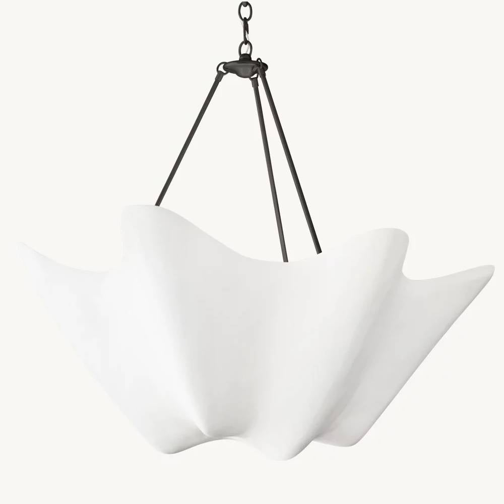 Arceneaux Contoured Plaster Pendant Light