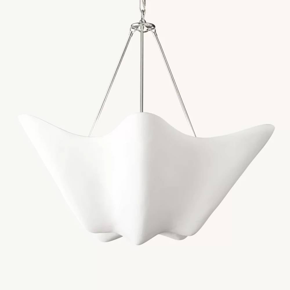 Arceneaux Contoured Plaster Pendant Light